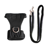 Max Traction Rope with Shock Absorbing Breathable Mesh Fabric Glove Black S