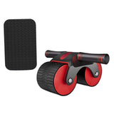 Maxbell Automatic Rebound Abdominal Wheel,Ab Roller Wheel for Unisex Office Training Red