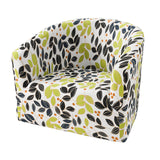 Maxbell Stretch Armchair Slipcover Chairs Cover for Restaurant Ceremony Decoration Black and Green