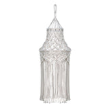 Maxbell Macrame Lamp Shade Boho Handmade Chandelier Tapestry for Hotel Bedroom Dorm