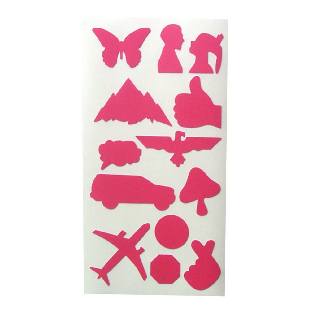 Maxbell Cartoon Self-adhesive Repair Patch Applique for Clothing Sofa Rose Red