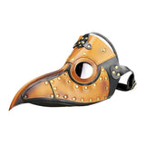 Maxbell Leather Plague Doctor Cosplay Steampunk Bird Goth Mask Halloween Costumes