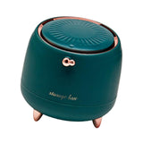 Maxbell Mini Waste Garbage Bin Cleaning Tools for Vanity Tabletop Table Dark green