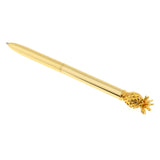 Max Metal Pineapple Pen Stationary Ballpoint Office School Supplies gold