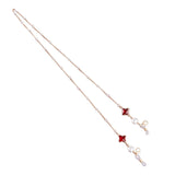 Maxbell Eyeglass Chain Retro Fashion for Reading Glasses Kids Adults Red