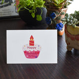 Maxbell 24 Happy Birthday Cards Assortment with Envelopes for Children Cake