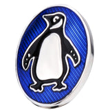 Maxbell Enamel Brass Penguin Collar Brooch Pin Collar Lapel Corsage Fashion Jewelry