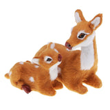 Max Simulation Sika Deer Plush Dolls Kids Toy Deer Christmas Tree Decoration B