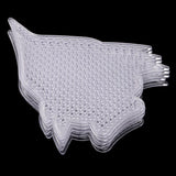 Max 5pcs cartoon shape Perler bead template Fuse Beads Pegboard 150x132mm fish 5pcs