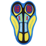 Maxbell Bicycle Bike Underwear Shortie Shorts Pants Cushion Pad 20D Yellow Blue