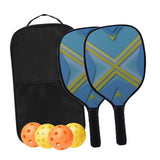 Maxbell Pickleball Paddle Women Carbon Frame with Ball Bag Outdoor Activities Sports Yellow