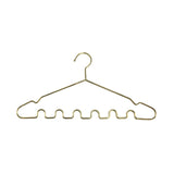 Maxbell Space Saving Wardrobe Hangers Heavy Duty with Shoulder Grooves for Dresses Aureate