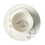 Maxbell Creative Coffee Mug Drinking Cup Drinkware for Cold Drinks Gifts for Friends Eye Aureate