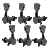 Max 3L 3R Electric Folk Guitar Tuning Pegs Machine Heads Parts Accessory Black