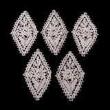 Max 5 Pieces Embroidery Flower Patches Appliques for Clothing Dress Decor N001