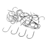 Max 40pcs Saltwater Fishing Hooks Crab Hooks Big Game High-carbon Steel Hooks