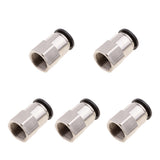 Max 5 Pieces Air Water Hose Tube Push Female Thread Pneumatic Fittings DPCF12-03