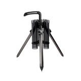 Maxbell Fishing Rod Tripod Bracket Lightweight Stand Holder Rack for Ship Boat gray long