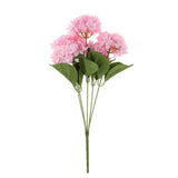 Maxbell 5 Heads Artificial Silk Fake Flower Home Bridal Wedding Decoration DIY  Pink