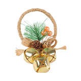 Maxbell Bells Bow Ornament Novelty Craft Christmas Decorations for Holiday Party 3 of Gold