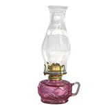 Maxbell Kerosene Lamp with Handle Candelabra for Dining Room Tabletop Christmas Pink
