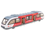 Maxbell Large Music & Light City Light Rail Transit Toy Kids Vehicles Gifts Red