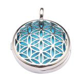 Maxbell Charming Women Crystal Flower Pendant Wedding Party Accessory Blue 2