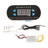 Max Maxb LCD Digital Temperature Controller Heating Thermostat Probe 220V Green Light