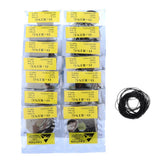 Maxbell 950pcs Rubber Silicone Watch Gasket O-Ring Back Case Seals 12mm-30mm 0.7mm