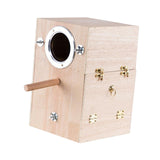 Maxbell Parrot Breeding Box Parakeet Nesting Box Bird House Hatching for Lovebirds Right Hanging