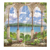 Max Blackout Curtains, 3D Print Curtain Living Room Bedroom Drapes,170x200cm