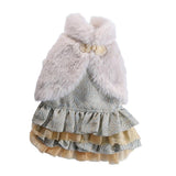 Maxbell Small Pet Cat Dogs Clothing Puppy Princess Costume   Back Length 25cm