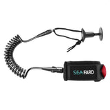 Maxbell 4ft 5.5mm Bodyboard Surfboard SUP Wrist Leash Leg Rope Coiled Cord  Black