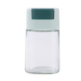 Maxbell Glass Spice Salt Jar Salt Dispenser Airtight Lid for Kitchen Green