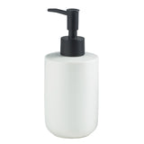 Maxbell Ceramic Soap Dispenser Bottle Empty Pump Bottle for Home Restaurant White