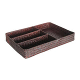 Max Drawer Organizer Storage Box Dividers 4 Compartment Tray Holder Coffee