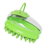 Maxbell Dog Grooming Brush Cat Bath Comb Massaging Remove Loose Undercoat Green