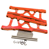 Maxbell Aluminum Front & Rear Suspension Arms Set for TRAXXAS SLASH 4x4 Red