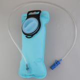 Max 2L Hydration Bladder Water Reservoir Survival Pouch Backpack  Light Blue