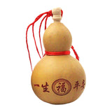 Maxbell Chinese Gourd Statue Desktop Decor with Rope Hanging for Hotel Outdoor Decor