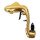 Maxbell Adjustable Champagne Gun Props Dolphin Shaped Bubble Ejector for Bar Gold
