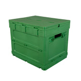 Maxbell Multifuncational Folding Storage Box Table Organizer Green