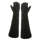 Maxbell Animal Handling Gloves Anti Bite Protective Gloves for Dogs Black
