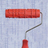 Max Maxb 7-Inch Assorted Embossed Pattern Painting Roller with Plastic Handle 3