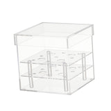 Maxbell Clear Acrylic Flower Vase 2 Tiers Stand Acrylic Flower Box for Wedding