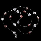 Max Crystal Ball Beaded for DIY Door Curtain Wedding Backdrops Purple - Aladdin Shoppers