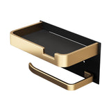 Maxbell Toilet Roll Holder with Storage Box Punch Free for Restroom Living Room
