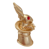 Maxbell Alloy Rabbit Brooch Breastpin Jewelry Bunny Lapel Pin for Coat Backpacks Hat StyleA