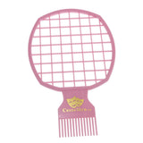 Maxbell 2 In 1 Afro Twist Hair Comb DIY Styling Hair Pick Twist Wave Curling Comb Pink