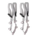 Max 2pcs Car Fishing Pole Holder Rod Storage Rack & Nylon Lace Adjustable Gray